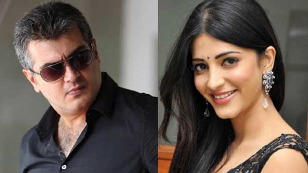 shruti hassan. ajith kumar,shruti hassan actres,ajith photography,   ఆ హీరోతో ఫొటోలు తీయించుకొన్న శ్రుతి..!